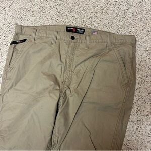 Ariat Low Rise Boot Cut M4 FR Pants Mens 46x30 Tan Carpenter Workwear CAT2
